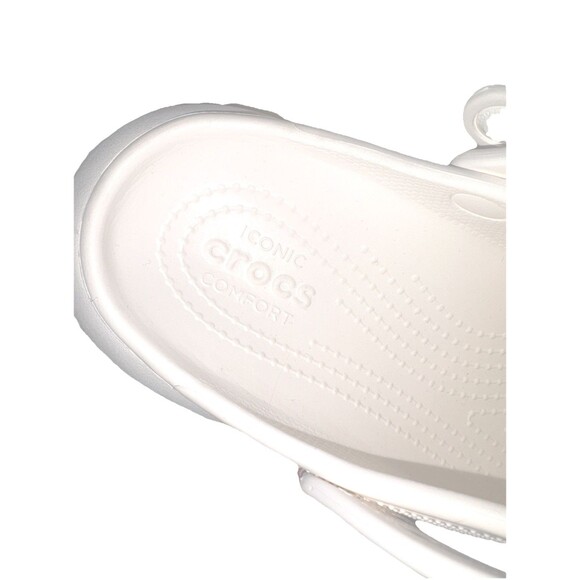 Crocs Classic Crush Clogs White Men’s Size 11 NEW - Picture 5 of 6